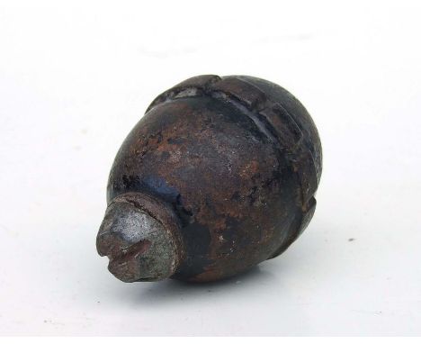 WW1 Imperial German inert Egg grenade ( Model 17 Eierhandgranate) introduced in early 1917 as a lightweight more portable lon