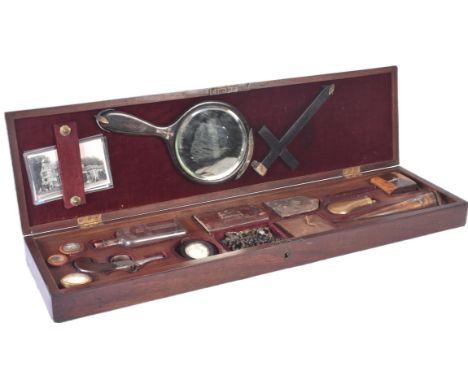 Vampire Defence Kit - Victorian manner composed Vampire Defence Kit, originally believed to be from Woolas Hall, Eckington, W