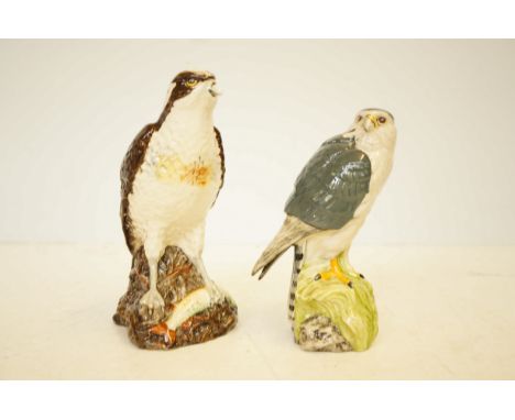 Royal Doulton Whyte and Mackay scotch whiskey decanters Merlin & osprey (merlin full)
