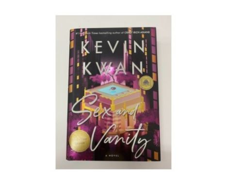 KEVIN KWAN - SEX AND VANITY - SIGNED FIRST EDITION. HARDBACK
Donated by Sandra Johnston
From the author of 'Crazy Rich Asians