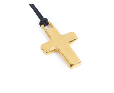 ROBERT LEE MORRIS  - A VINTAGE GOLD PLATED CROSS PENDANT
Donated by Carole Wintersdorff &amp; Pierre-Alexandre Humblot
A vint