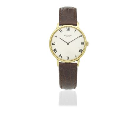 Patek Philippe. An 18K gold manual wind wristwatchModel: CalatravaReference: 3468Date: Circa 1970Movement: 18-jewel Cal.23-30
