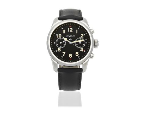 Montblanc. A stainless steel quartz smart chronograph wristwatch with NFC + GPSModel: SummitReference: 7483-CPLJ0D3C7Date: Re