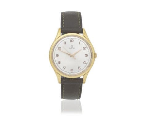 Omega. A stainless steel gold plated manual wind wristwatchReference: BK2506-2SCDate: Circa 1947Movement: 17-jewel Cal.30T2-S