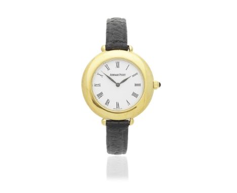 Audemars Piguet. An 18K gold manual wind wristwatchModel: RoystoneaDate: Circa 2000Movement: 20-jewel Cal.2080 manual windDia