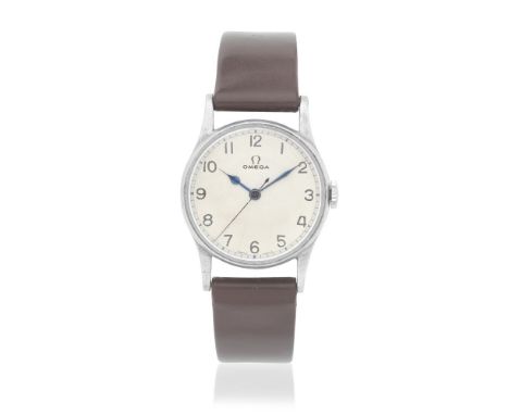 Omega. A stainless steel manual wind wristwatchReference: 2292Date: Circa 1944Movement: 16-jewel Cal.30 T2 SC manual wind, No
