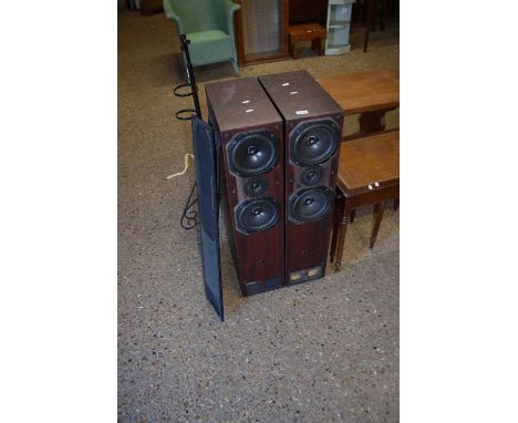 A pair of vintage TDL speakers