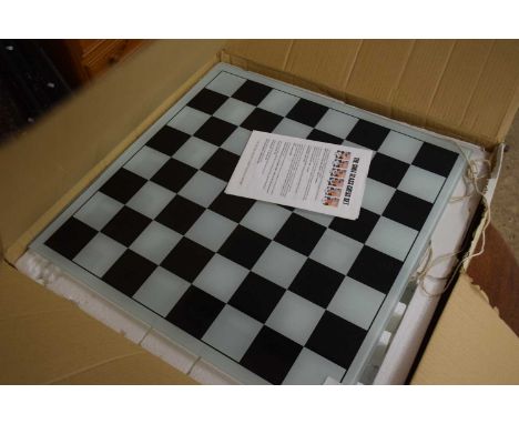 A shot glass chess set