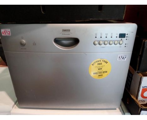 Electrolux/Zanussi ZSF 2440 worktop dishwasher. All electrical items in this lot have been PAT tested for safety and have pas