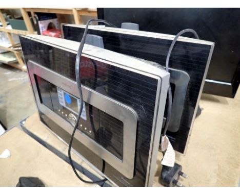 Two Philips vertical CD players, model WA5700/05. All electrical items in this lot have been PAT tested for safety and have p