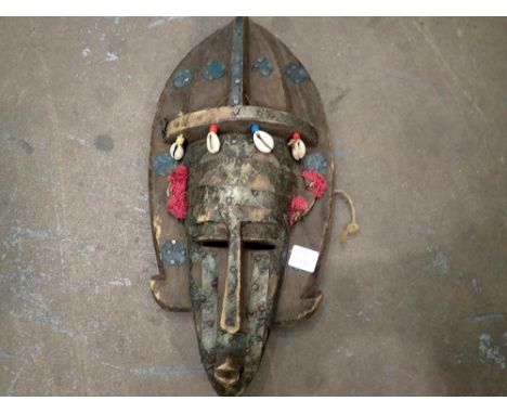 Authentic West African Bambara mask, from Mali. Not available for in-house P&amp;P 