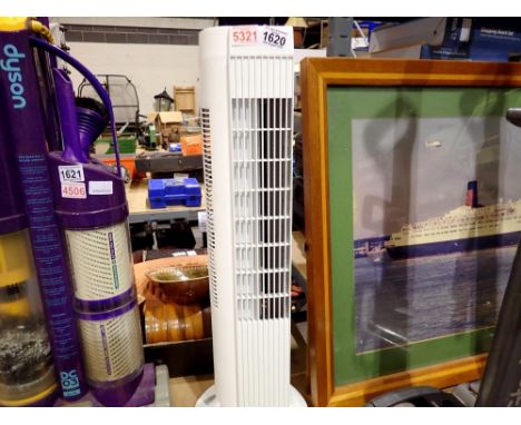 Morrisons upright fan. All electrical items in this lot have been PAT tested for safety and have passed. This does not confir