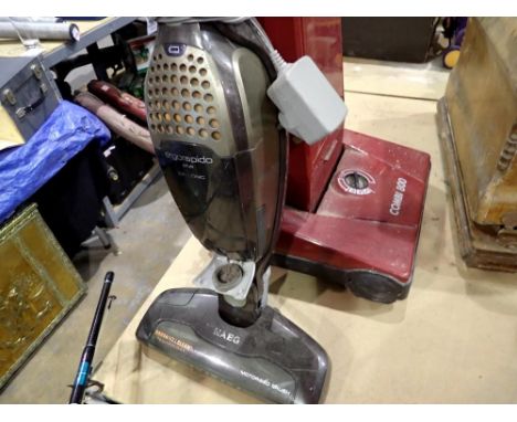 AEG lithium 18v battery slimline vacuum cleaner. All electrical items in this lot have been PAT tested for safety and have pa