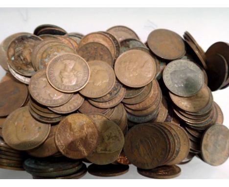 Victorian and later UK copper coins. UK P&amp;P Group 1 (£16+VAT for the first lot and £2+VAT for subsequent lots) 