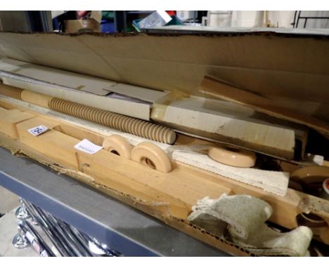 Boxed, new floor frame for tapestry work, by The Needle Woman Shop. Not available for in-house P&amp;P 