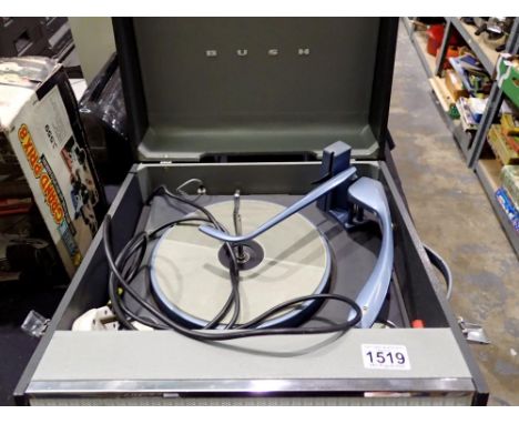 Bush Monarch cased record player. Not available for in-house P&amp;P 