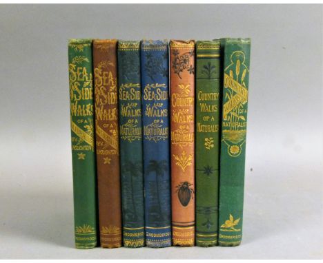 Houghton (W., Rev.), SEASIDE WALKS OF A NATURALIST, FIRST EDITION, 1870; and 3 other later editions of the same; .- COUNTRY W