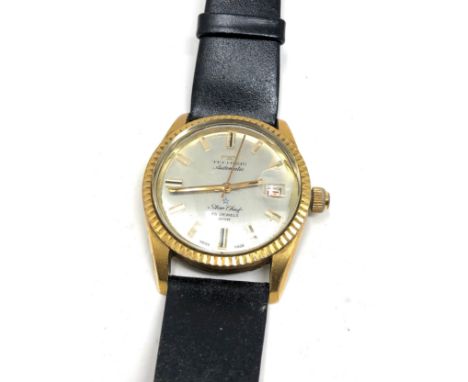 Vintage Technos star chief automatic  gents wristwatch working order but no warranty given 