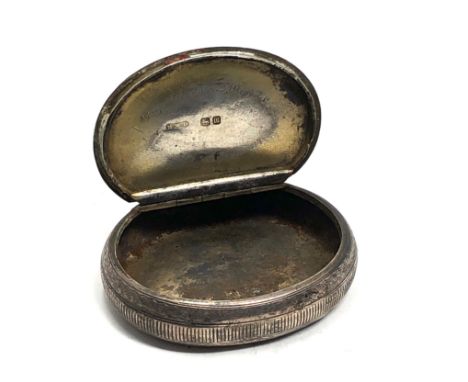 Antique silver snuff box 