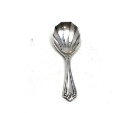 Silver tea caddy spoon 