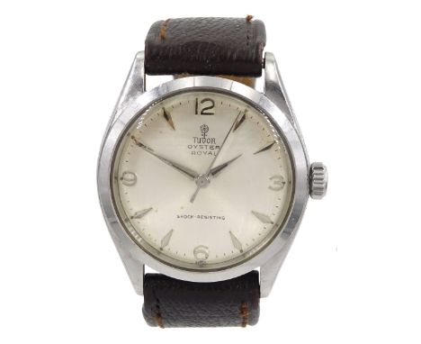 Tudor Oyster Royal  gentleman's stainless steel, manual wind golf presentation wristwatch, model No. 7934, Serial No. 384572,