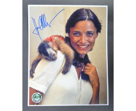 Indiana Jones - Karen Allen (Marion) - signed Official Pix 8x10" colour photograph from the movie. Signed neatly in blue ink,
