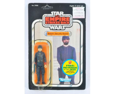 Star Wars - An original vintage 1982 Kenner made Star Wars carded MOC action figure ' Bespin Security Guard '. Factory sealed