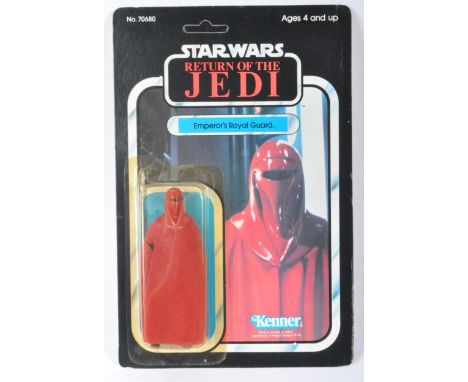 Star Wars - An original vintage 1983 Kenner made Star Wars MOC carded action figure ' Emperor's Royal Guard '. Factory sealed