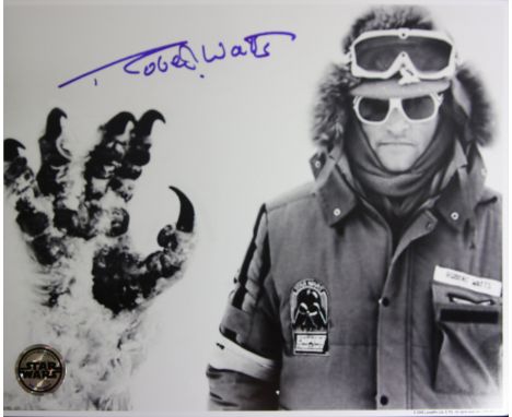 Star Wars - The Empire Strikes Back - Robert Watts (Producer) - autographed Official Pix black and white on-set 8x10" photogr