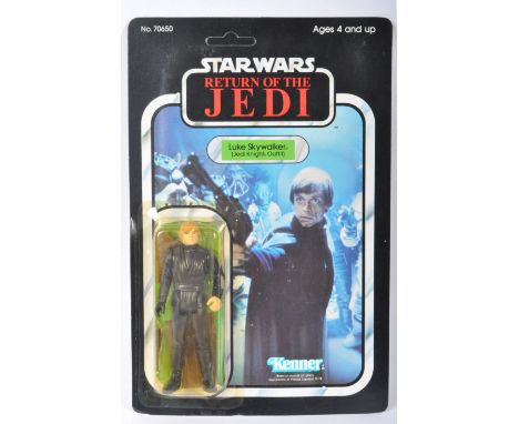 Star Wars - An original vintage 1983 Kenner made Star Wars MOC carded action figure ' Luke Skywalker - Jedi Knight Outfit '. 