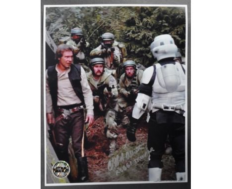 Star Wars - Return Of The Jedi - Cliff Alliston (Rebel Trooper) - an Official Pix autographed 8x10" colour photograph from th