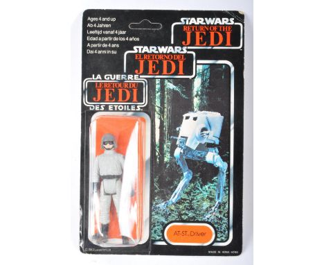 Star Wars - An original vintage 1983 Palitoy made Star Wars carded MOC action figure ' AT-ST Driver '. Factory sealed upon it