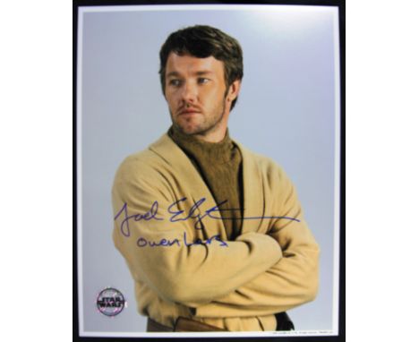 Star Wars - Prequels - Joel Edgerton (Owen Lars) - an Official Pix autographed 8x10" colour photograph from Attack Of The Clo