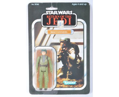 Star Wars - An original vintage 1983 Kenner made Star Wars carded MOC action figure ' Rebel Commando '. Factory sealed upon i