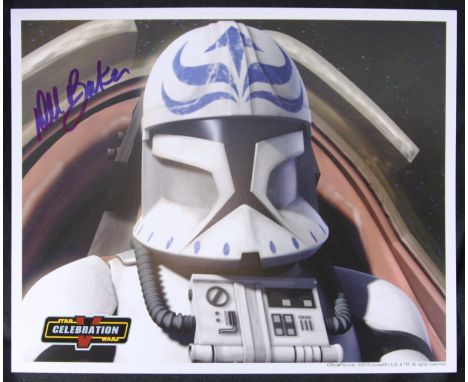 Star Wars - The Clone Wars - Dee Bradley Baker (Voice Actor) - Official Pix autographed Star Wars Celebration V signed 8x10" 