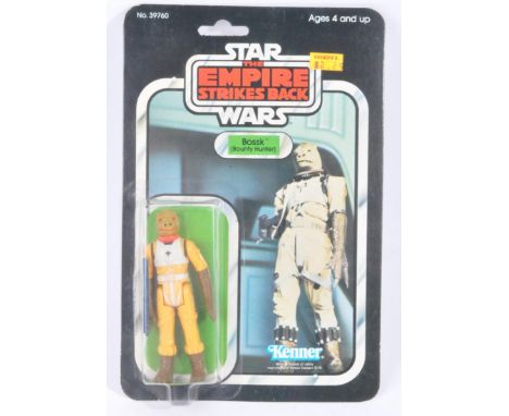 Star Wars - An original vintage 1980 Kenner made Star Wars carded MOC action figure ' Bossk (Bounty Hunter) '. Factory sealed