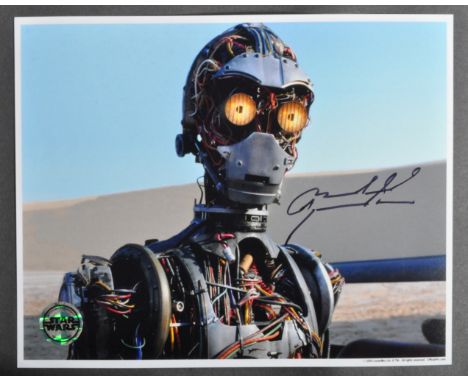 Star Wars - Episode 1 The Phantom Menace - Michel Lynch (Model Maker and C3PO Puppeteer) autographed Official Pix 8x10" colou