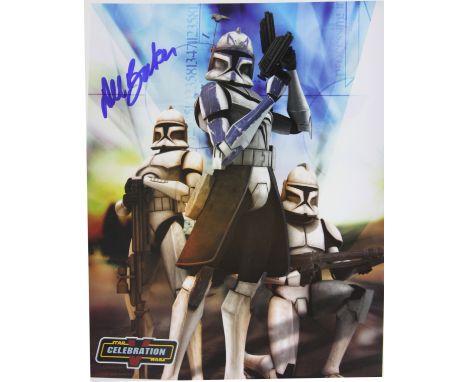 Star Wars - The Clone Wars - Dee Bradley Baker (Voice Actor) - Official Pix autographed Star Wars Celebration V signed 8x10" 