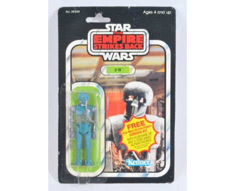 Star Wars - An original vintage 1980 Kenner made Star Wars carded MOC action figure ' 2-1B'. Factory sealed upon its original