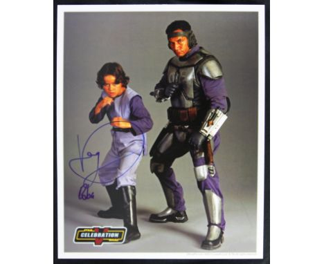 Star Wars - Daniel Logan (Boba Fett) - Official Pix autographed Star Wars Celebration V 8x10" colour photograph. Signed by Lo