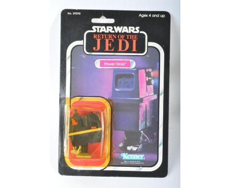 Star Wars - An original vintage 1983 Kenner made Star Wars carded MOC action figure ' Power Droid '. Factory sealed upon its 