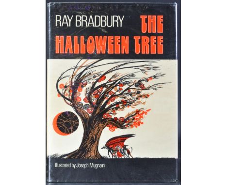 Ray Bradbury - The Halloween Tree - Illustrated by Joseph Mugnaini - 1972 hardcover First Edition book, signed to the fly lea