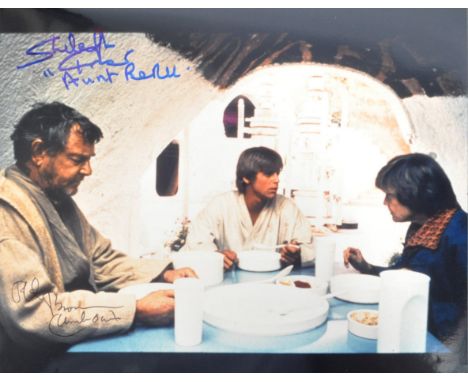 Star Wars - A New Hope - Aunt Beru &amp; Uncle Owen - Shelagh Fraser (1920-2000) and Phil Brown (1916-2006) - scarce dual aut