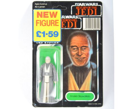 Star Wars - An original vintage 1983 Palitoy made Star Wars carded MOC action figure ' Anakin Skywalker '. Factory sealed upo