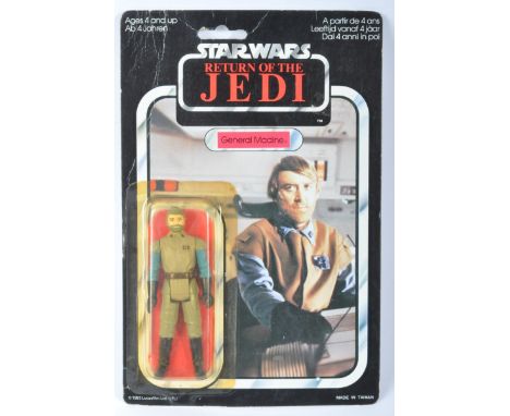 Star Wars - An original vintage 1983 Palitoy made carded Star Wars MOC action figure ' General Madine '. Factory sealed on it