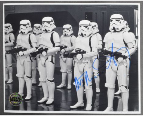 Star Wars - Andrew Ainsworth (Stormtrooper Costume Designer &amp; Actor) - scarce autographed 8x10" Official Pix photograph. 