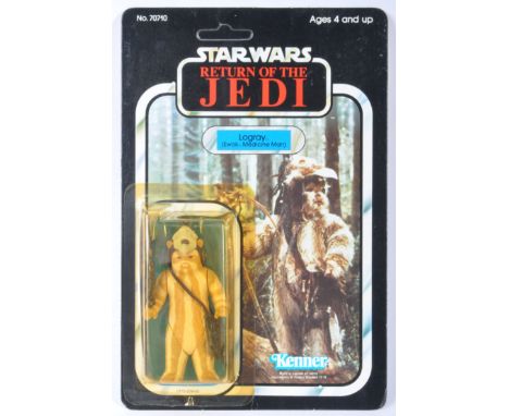 Star Wars - An&nbsp;original vintage 1983 Kenner made Star Wars carded MOC action figure ' Logray - Ewok Medicine Man '. Fact