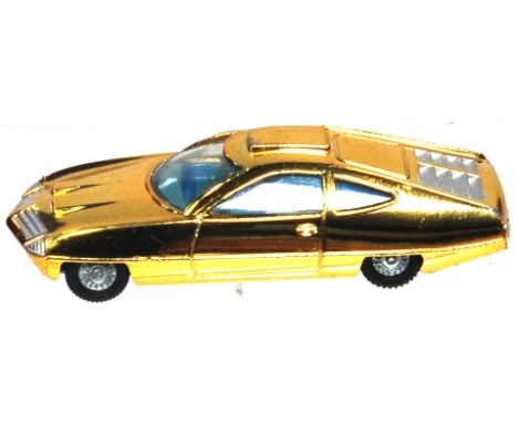 Corgi "UFO" Ed Strakers car, gold bodywork with blue tinted windows, unboxed. CONDITION REPORT In excellent condition with so