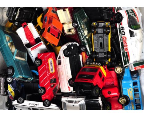Forty six assorted Corgi Speed Wheels vehicles to include Jaguar XJR, nine breakdown vehicles and assorted saloons all with S