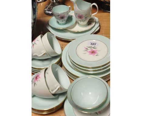 A vintage Royal Albert, "Elfin", part tea service, to include plates, cups, saucers, jugs etc.
